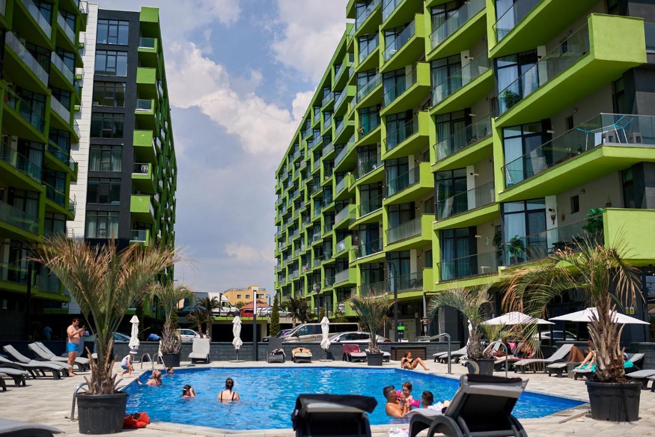 Sunfest Aparthotel Pool & Spa Mamaia Nord Năvodari Extérieur photo