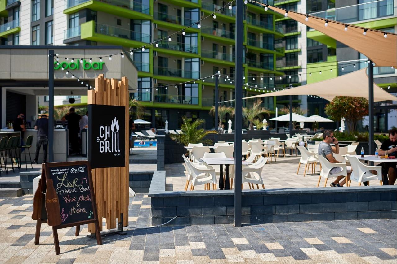 Sunfest Aparthotel Pool & Spa Mamaia Nord Năvodari Extérieur photo